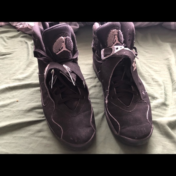 Jordan 8 (black & white) (rare) - Picture 2 of 3
